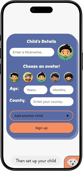 Avatar selection screen