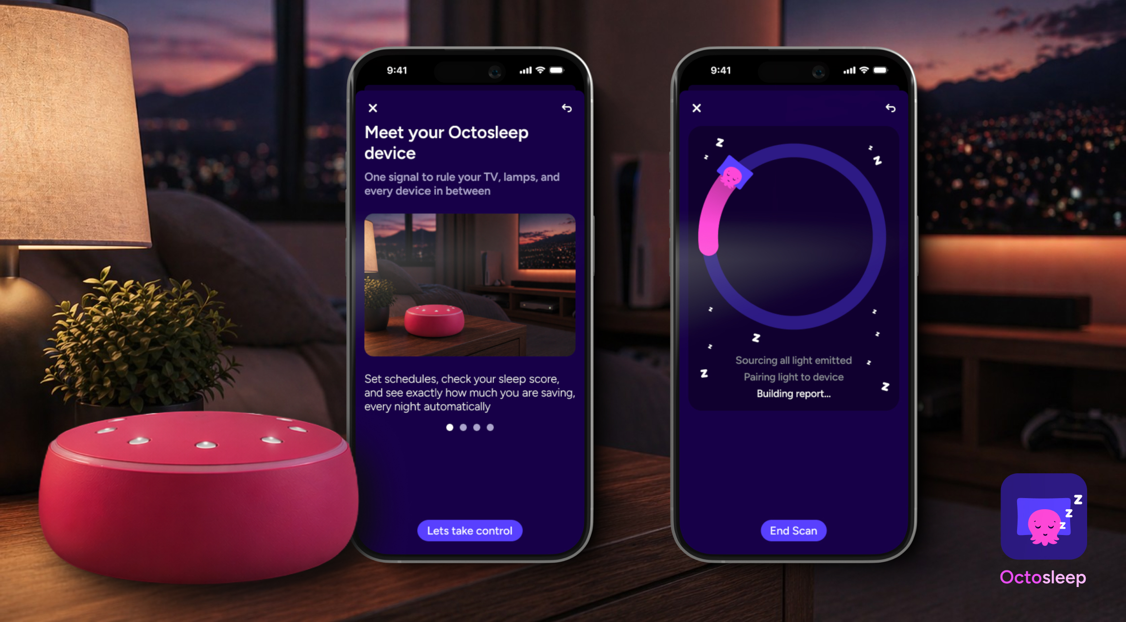 OctoSleep — smart home hub for Octopus Energy controlling sleep environment light